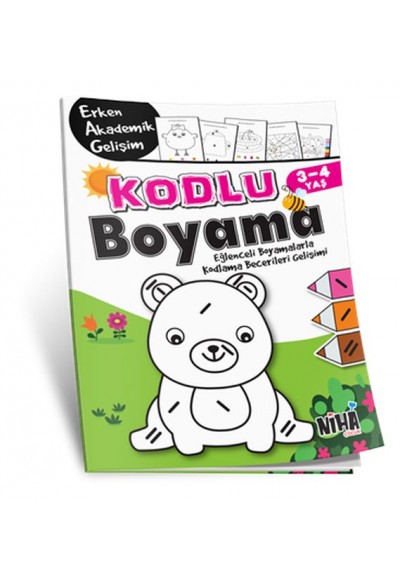 Kodlu Boyama 3-4 Yaş