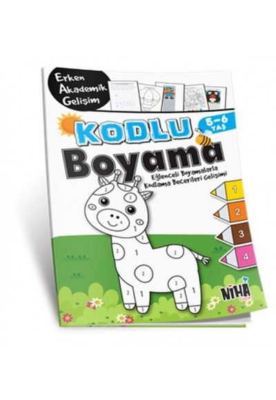 Kodlu Boyama 5-6 Yaş