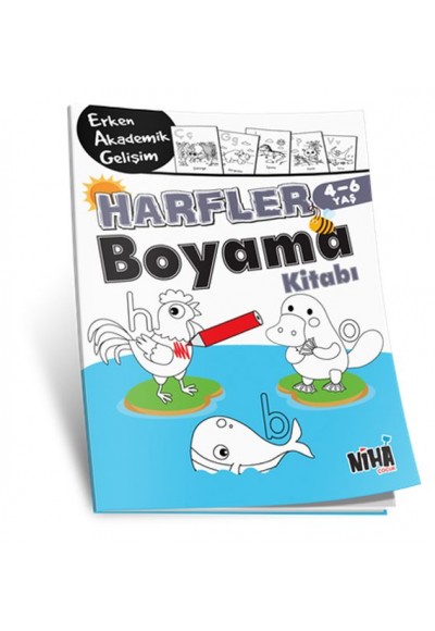 EAG Harfler Boyama Kitabı 4-6 Yaş