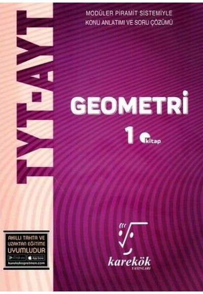 Karekök TYT AYT Geometri 1. Kitap (Yeni)