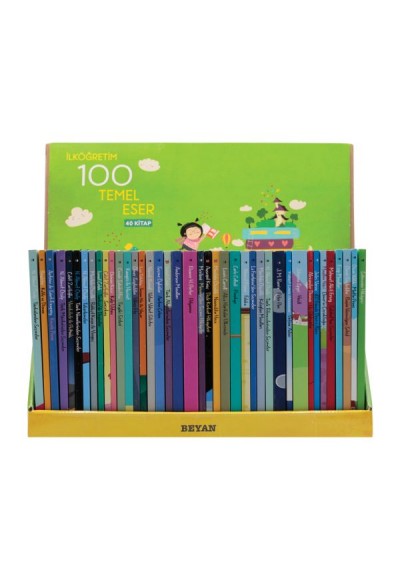 İlköğretim 100 Temel Eser - 40 Kitap Takım