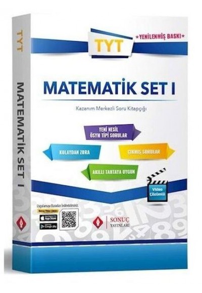 Sonuç TYT Matematik Set I Kazanım Merkezli Soru Kitapçığı (Yeni)