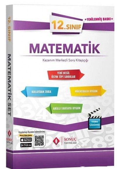 Sonuç 12.Sınıf Matematik Kazanım Merkezli Soru Kitapçığı