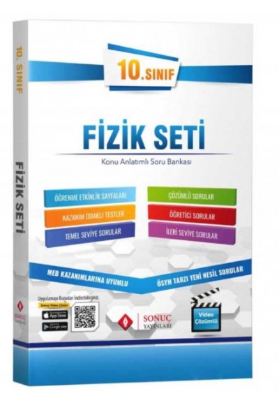 Sonuç 2022 10.Sınıf Fizik Modüler Set