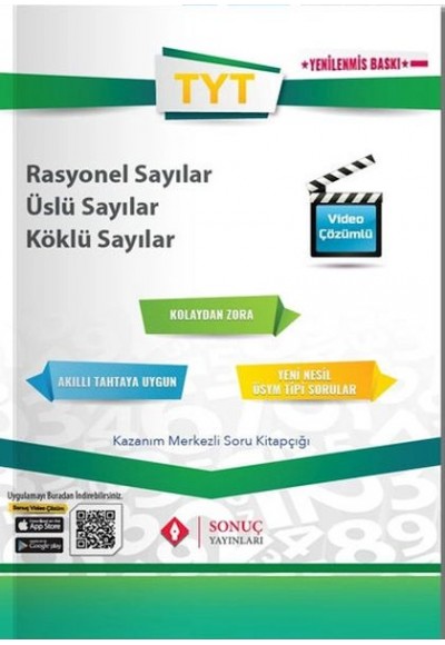 Sonuç TYT Rasyonel Sayılar - Üslü Sayılar - Köklü Sayılar (Yeni)