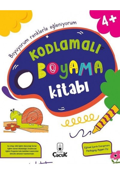 Kodlamalı Boyama Kitabı - 4+ Yaş