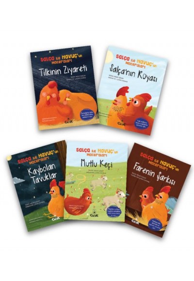 Salça ile Havuç’un Maceraları Serisi (5 Kitap)