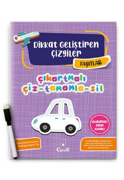 Dikkat Geliştiren Çizgiler – Taşıtlar