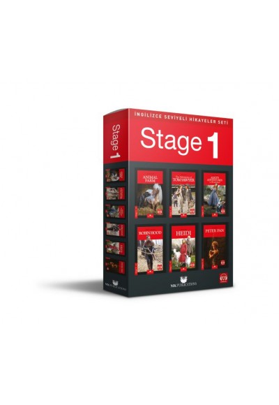 İngilizce Seviyeli Hikayeler Seti - Stage-1