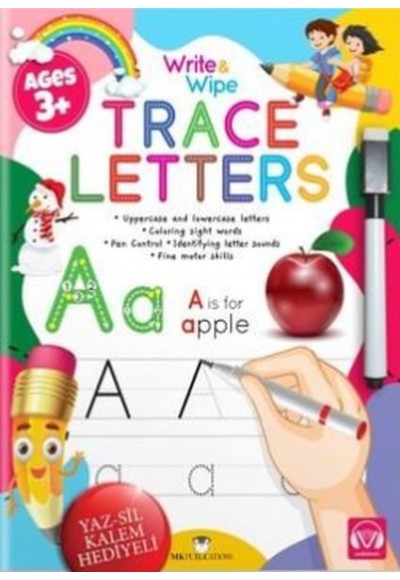 Write and Wipe Trace Letters