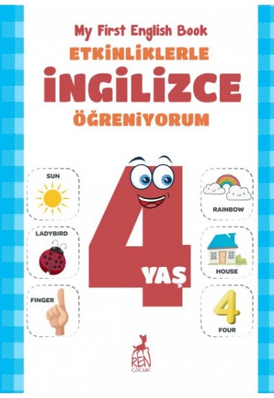 Etkinliklerle İngilizce Öğreniyorum 4 Yaş - My First English Book