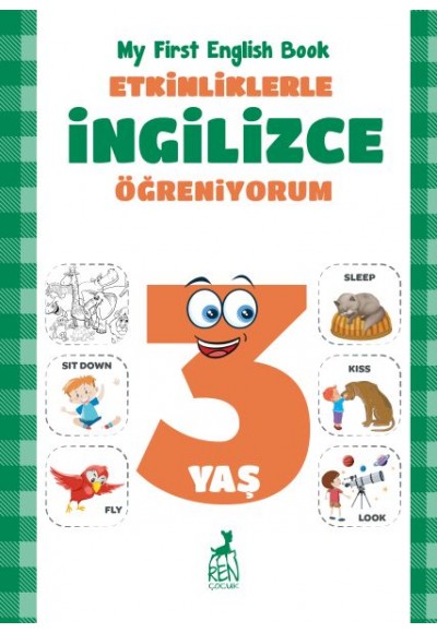 Etkinliklerle İngilizce Öğreniyorum 3 Yaş - My First English Book
