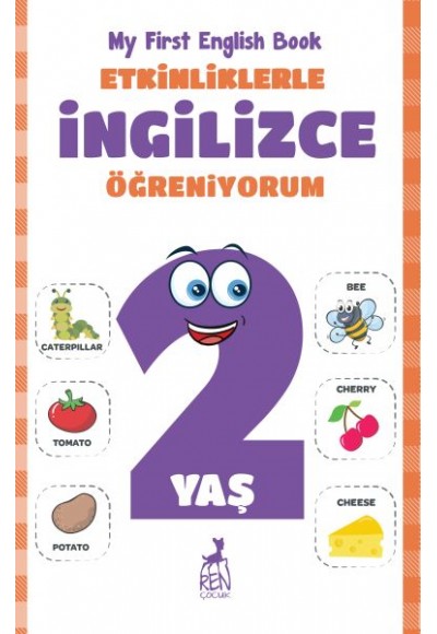 Etkinliklerle İngilizce Öğreniyorum 2 Yaş - My First English Book