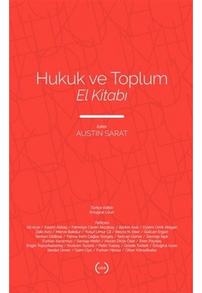 Hukuk ve Toplum El Kitabı