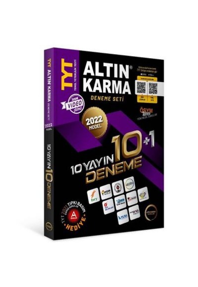 Altın Karma 2022 TYT 10 Farklı Yayın 10 Farklı Deneme