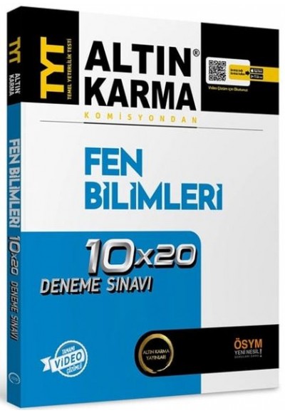 Altın Karma 2024 TYT Fen Bilimleri Tamamı Video Çözümlü 10x20 Deneme