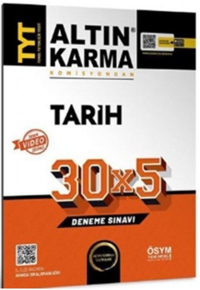 Altın Karma TYT Tarih 30 x 5 Deneme