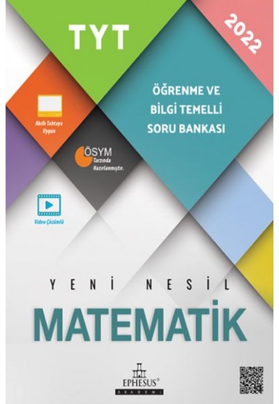 Ephesus Akademi 2022 TYT Matematik Öğrenme ve Bilgi Temelli Soru Bankası