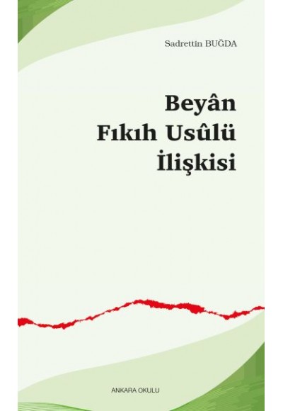 Beyân-Fıkıh Usûlü İlişkisi