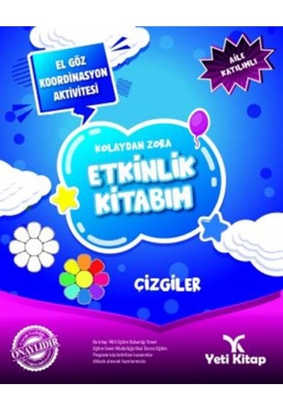 Kolaydan Zora Etkinlik Kitabım - Çizgiler