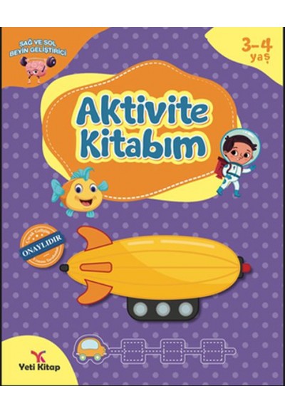 3-4 Yaş Aktivite Kitabı