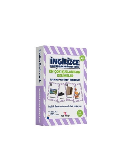 İngilizce Kelime  Kartları Eşyalar-Giysiler-Meslekler