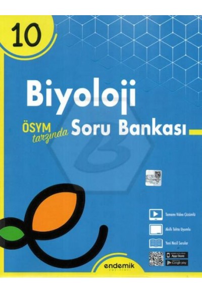 Endemik 10.Sınıf Biyoloji Soru Bankası