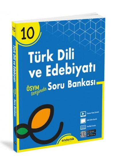 Endemik 10.Sınıf Türk Dili ve Edebiyatı Soru Bankası