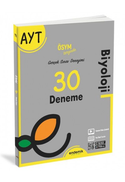 Endemik AYT Biyoloji 30 Deneme Sınavı