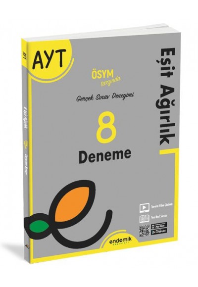 Endemik  AYT Eşit Ağırlık 8 Deneme Sınavı