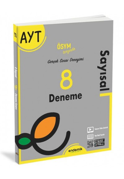 Endemik  AYT Sayısal 8 Deneme Sınavı