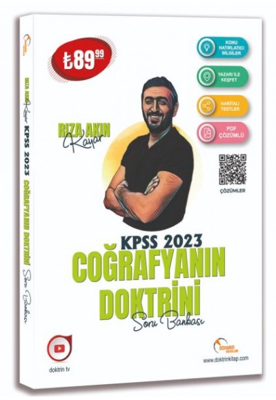 Doktrin Yayınları 2023 KPSS Coğrafya Soru Bankası