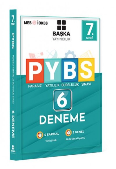 Başka Yayıncılık 2022 7. Sınıf PYBS 6 Deneme