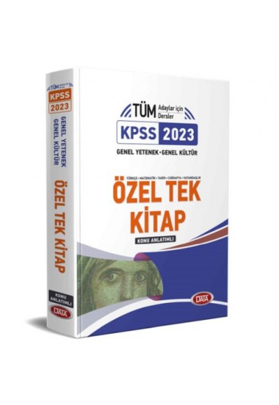 Editör 2023 KPSS Genel Yetenek Genel Kültür Konu Anlatımı Tek Kitap