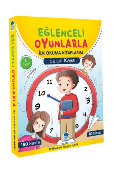 Eğlenceli Oyunlarla İlk Okuma Kitaplarım Set (10 Kitap)