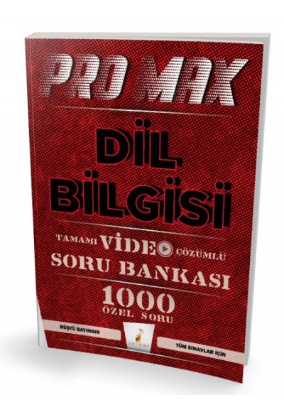 Pelikan Promax Dil Bilgisi Tamamı Video Çözümlü Soru Bankası