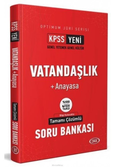 Data KPSS Vatandaşlık + Anayasa Optimum Jüri Çözümlü Soru Bankası 2021