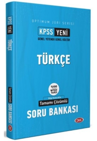 Data KPSS Türkçe Optimum Jüri Serisi Tamamı Çözümlü Soru Bankası 2021