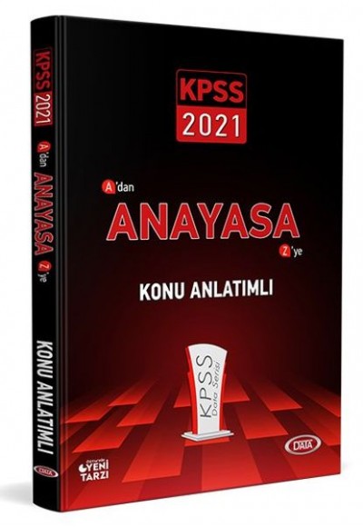 Data 2021 KPSS A'dan Z'ye Anayasa Konu Anlatımlı