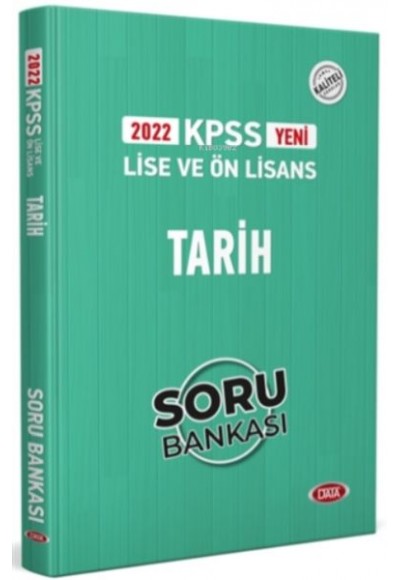 Data 2022 KPSS Lise ve Ön Lisans Tarih Soru Bankası