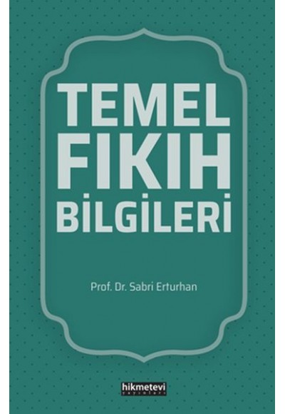 Temel Fıkıh Bilgileri