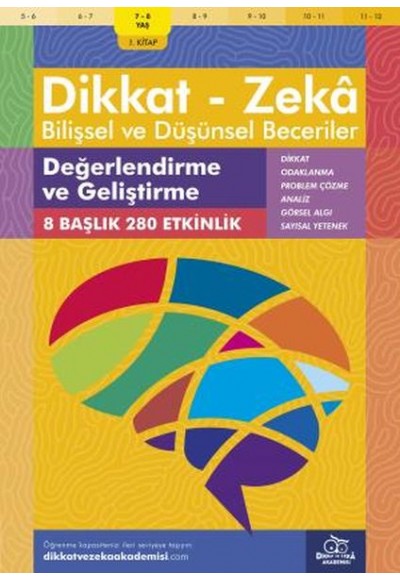 Değerlendirme ve Geliştirme (7-8 Yaş) - Dikkat Zeka