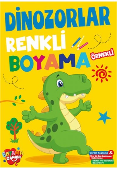 Renkli Boyama Dinozorlar