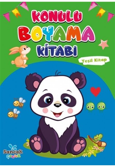 Konulu Boyama Kitabı - Yeşil Kitap