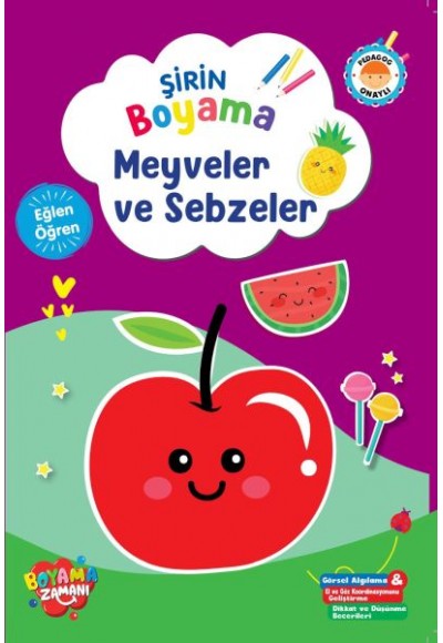 Şirin Boyama – Meyveler ve Sebzeler