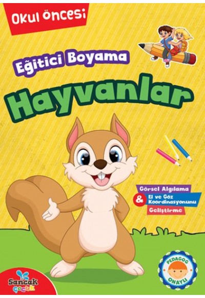 Eğitici Boyama - Hayvanlar