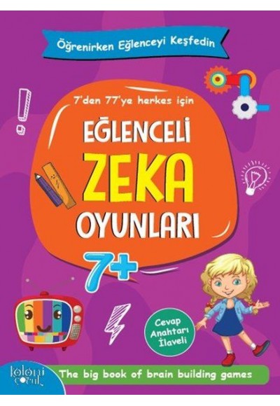 Eğlenceli Zeka Oyunları - Mor Kitap -Öğrenirken Eğlenceyi Keşfedin