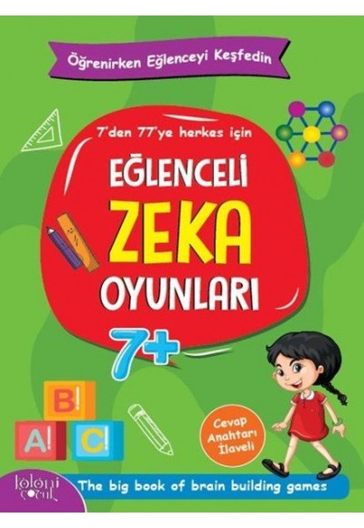 Eğlenceli Zeka Oyunları - Yeşil Kitap - Öğrenirken Eğlenceyi Keşfedin