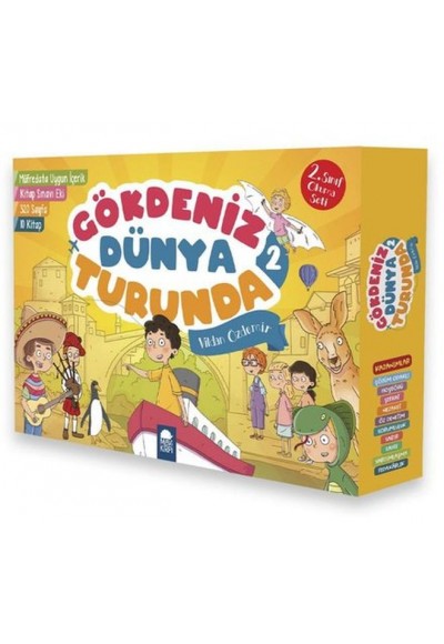 Gökdeniz Dünya Turunda 2 - 2.Sınıf Okuma Seti (10 Kitap Takım)