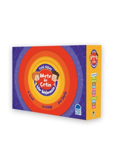 Mete İle Çetin İşler Beklemesin 4. Sınıf Hikaye Seti - 10 Kitap Takım